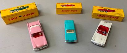 null DTF: CHRYSLER Saratoga, rose et blanc, réf. 550 (bo) Cabriolet FORD Thunderbird,...