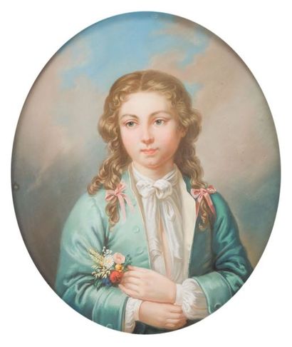 null Jean-Théodore FANTIN LATOUR (Metz 1805 - Paris 1872)
Couple de jeunes enfants...