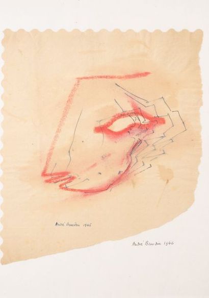 null André BEAUDIN (1895-1979)
Lot de 7 dessins sur papier au crayon noir et couleurs.
Provenance...