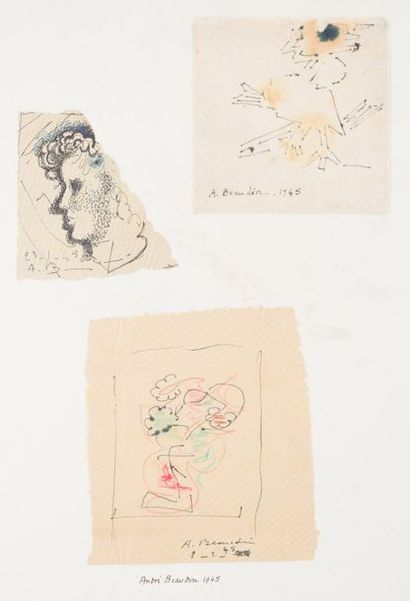 null André BEAUDIN (1895-1979)
Lot de 7 dessins sur papier au crayon noir et couleurs.
Provenance...