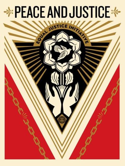 null Shepard FAIREY (NÉ EN 1970)
Peace and Justice Summit
Sérigraphie signée, datée...