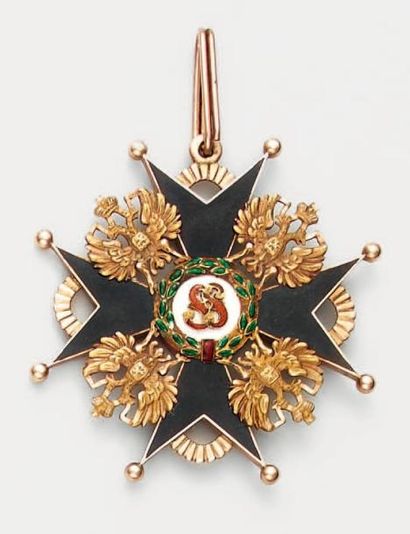 Russie Ordre de Saint-Stanislas, croix de 2e classe, luxueuse fabrication privée...