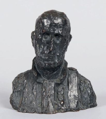 D'après Honoré DAUMIER Jean Charles Persil 
Patinated bronze print, numbered 8/25,...