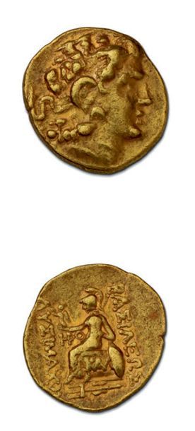 null ROIS du PONT: Mithridate VI (120-63 av. J.C.) Statère d'or au type de Lysimaque....