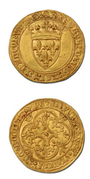 null CHARLES VI (1380-1422) Écu d'or à la couronne. Paris.
D. 369. Superbe