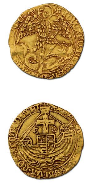 null GRANDE-BRETAGNE Edouard IV (1461-1485) Ange d'or, 2e règne. Londres.
Fr. 139....