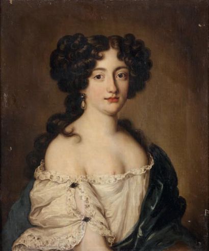 Jacob-Ferdinand VOET (Anvers, 1639-Paris, 1689) Portrait de Diane Gabrielle de Thianges-Mancini...