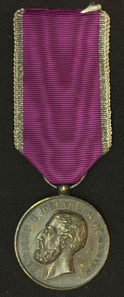null Roumanie - Médaille Bene Merenti, créée en 1876, médaille de Ire classe du premier...