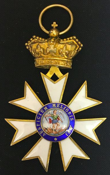 null Royaume-Uni - Ordre de Saint-Michel et Saint- Georges, fondé en 1818, croix...