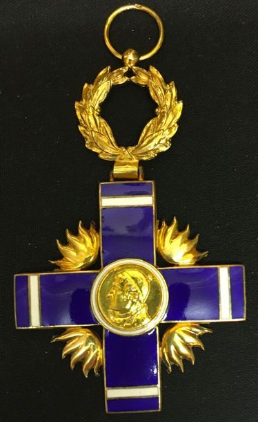 null Salvador - Ordre National Jose Mathias
Delgado, fondé en 1946, bijou de grand-croix...