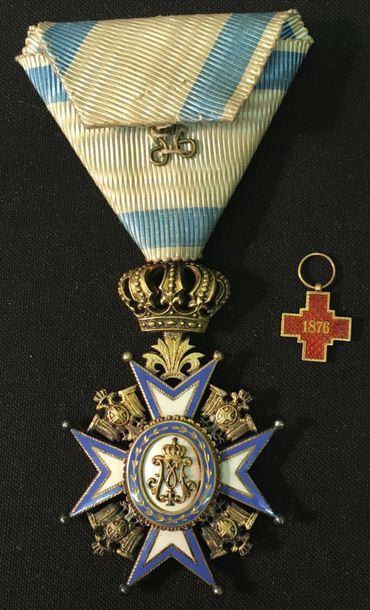null Serbia - Order of Saint Sava, founded in 1883, knight's cross of the first type...