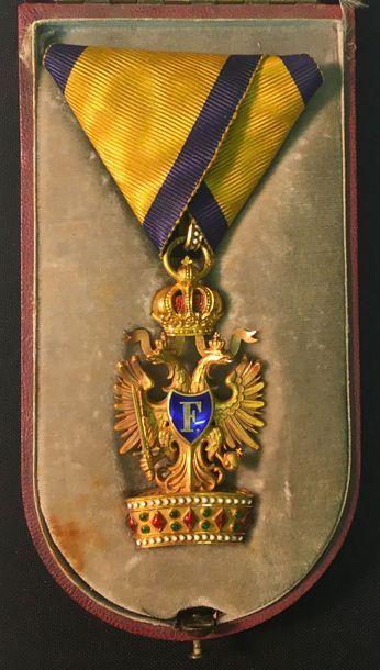 null Autriche - Ordre de la Couronne de Fer, fondé en 1805, modifié et intégré aux...