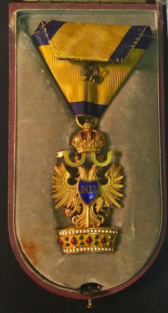 null Austria - Order of the Iron Crown, founded in 1805, modified and integrated...
