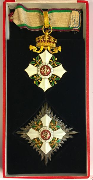 null Bulgaria - Order of Civil Merit, second class set (Grand Officer) of the second...