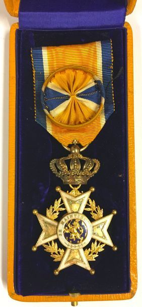 null Netherlands-Ordre d'Orange-Nassau, founded in 1892, gold and enamel officer's...