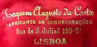 null Portugal - Ordre du Christ, fondé en 1319, plaque de grand-croix en argent,...