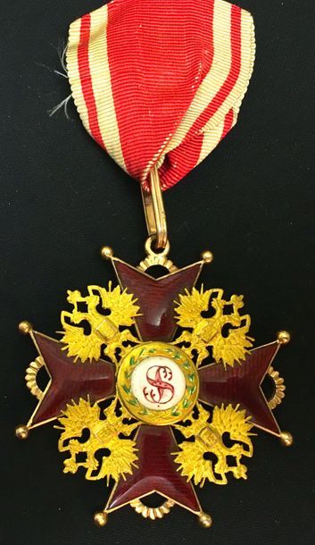 null Russie - Ordre de Saint-Stanislas, fondé en 1765, croix de Ire classe (ou de...
