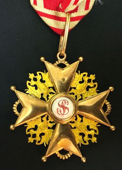 null Russie - Ordre de Saint-Stanislas, fondé en 1765, croix de Ire classe (ou de...