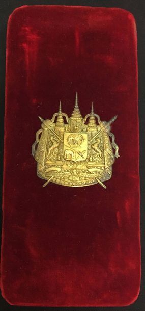 null Siam - Ordre de l'Éléphant blanc, fondé en 1861, bijou de commandeur du premier...