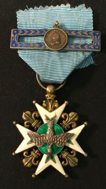 null Order of the Holy Spirit, knight's cross to be worn on the chest in vermeil...
