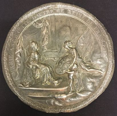 null Marie-Antoinette d'Autriche, reine de France et de Navarre, 1774, empreinte...