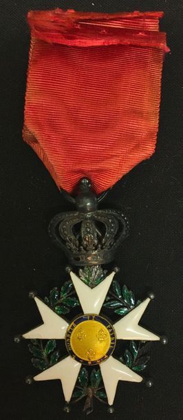null Ordre de la Légion d'honneur, Restauration, étoile de chevalier en argent, or...