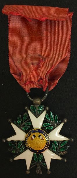 null Order of the Legion of Honour, 2nd Republic, knight's star in silver and enamel...