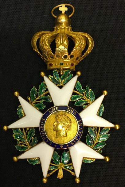 null Ordre de la Légion d'honneur, Présidence, bijou de commandeur en or et émail,...