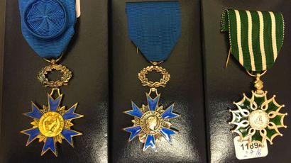 null Ordre de la Légion d'honneur et divers, lot de huit pièces en taille ordonnance...