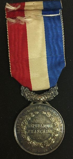 null 1870-1871, ministère de l'Intérieur - Médaille d'honneur des Sapeurs-Pompiers...