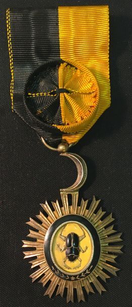 null Ordre du Royal Khranfouss de Touggourt, créé en 1899, insigne d'officier du...