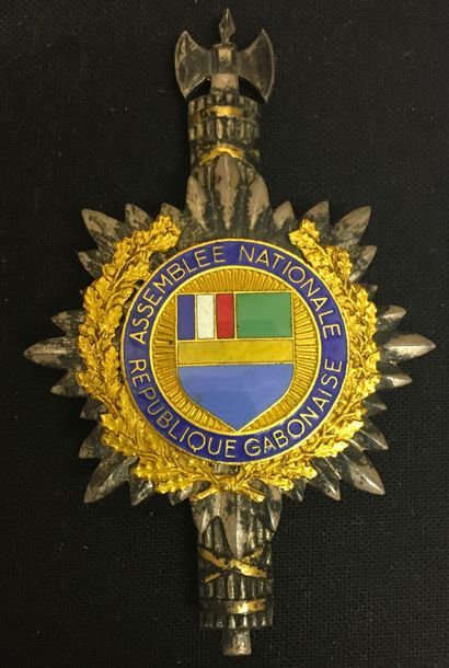 null Gabonese Republic within the French Union
, insignia of a member of the National...