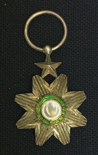 null Comores, Anjouan - Ordre de l'Étoile d'Anjouan, fondé en 1874, bijou du premier...