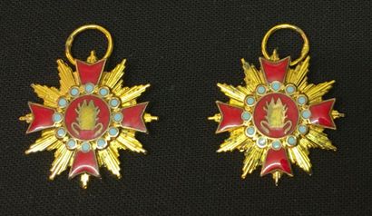 null Republic of Korea - Grand Order of Mugunghwa, founded in 1949, two miniatures...