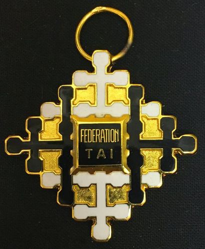 null Indochina, Fédération Taï - Taï Order of Civil Merit
, founded in 1950, insignia...