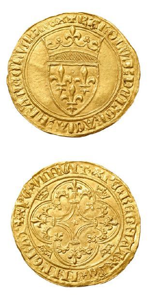 null CHARLES VI (1380-1422)
Écu à la couronne. Romans (Pt 2e).
D. 369.
TTB à superbe.
Provenance:...