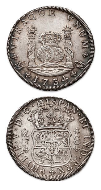 null 8 réales Mexico: 3 exemplaires. 1734, 1748 et 1765.
2 réales Mexico: 2 exemplaires....