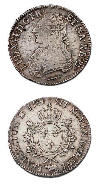 null LOUIS XVI (1774-1793)
Écu aux rameaux d'olivier. 1784. Pau.
D. 1708.
TTB à ...