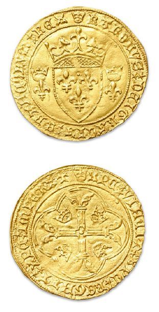 null CHARLES VII (1422-1461)
Écu d'or à la couronne. Montpellier (Pt 4e).
D. 511....