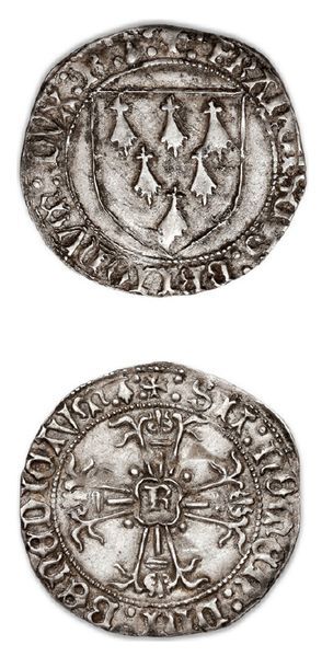 null BRETAGNE: FRANÇOIS II (1458-1488)
Gros à l'écu. Rennes.
D. 337.
TTB à super...