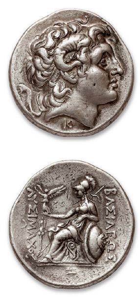 null KINGDOM OF LYSIMIC THRACE
(323-281 BC)
Tetradrachma. 17,44 g.
Deified head of...