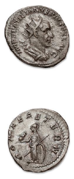 null GALÈRE CÉSAR (293-305) Argentéus. Rome.
CONSTANCE II (324-361)
Argentéus: 2...