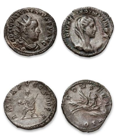 null Antoniniens: 47 exemplaires. Gordien III (10 ex.
C. 71, 109, 130, 156, 261,...