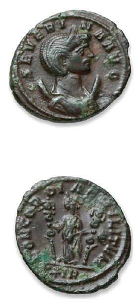 null Antoniniens et petits bronzes: 73 exemplaires.
Gallien (15 ex.) - Salonine (3...