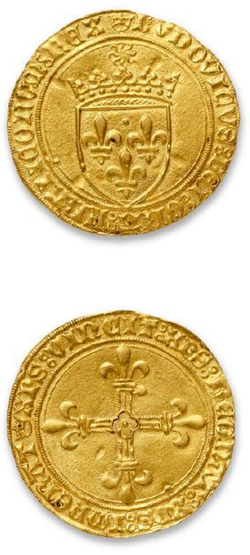 null LOUIS XI (1461-1483) Gold
shield to the sun. Saint-Lô. 3,40 g.
D. 544. Almost...