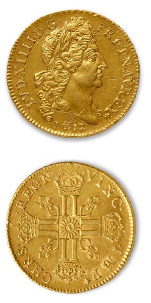 null LOUIS XIV (1643-1715)
Double louis d'or au soleil. 1712. Paris.
D. 1448.
TTB...