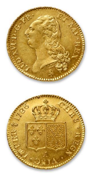 null LOUIS XVI (1774-1793)
Double louis d'or au buste nu. 1786. Paris.
D. 1706. ...