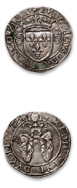 null PHILIPPE IV (1285-1314)
Gros royal de trois sous dit « bissone ». Milan.
D....