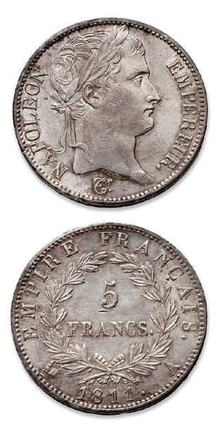 null PREMIER EMPIRE (1804-1814)
5 francs. 1811. Paris. G. 584. Superbe.