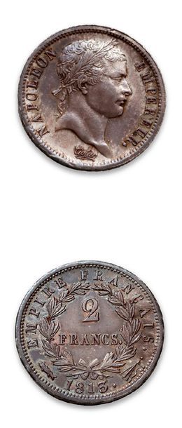 null PREMIER EMPIRE (1804-1814)
2 francs, tête laurée. 1813. Utrecht.
G. 501. Presque...